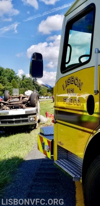 8/30/2018 MVC Rollover on I-70 near Morgan Station Rd